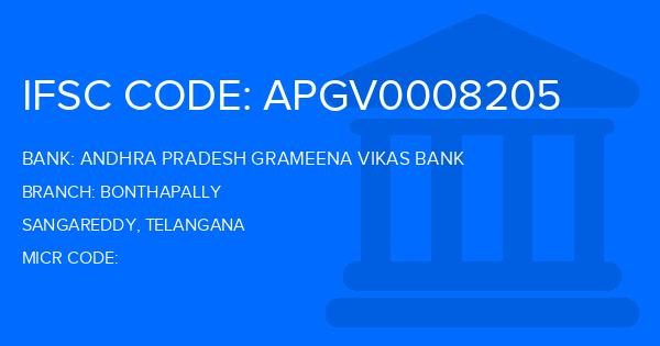 Andhra Pradesh Grameena Vikas Bank (APGVB) Bonthapally Branch IFSC Code
