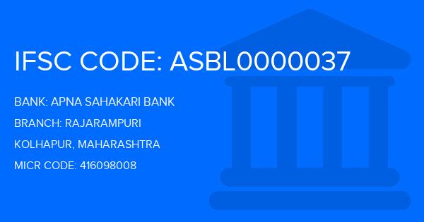 Apna Sahakari Bank Rajarampuri Branch IFSC Code