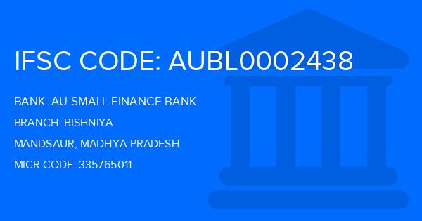 Au Small Finance Bank (AU BANK) Bishniya Branch IFSC Code