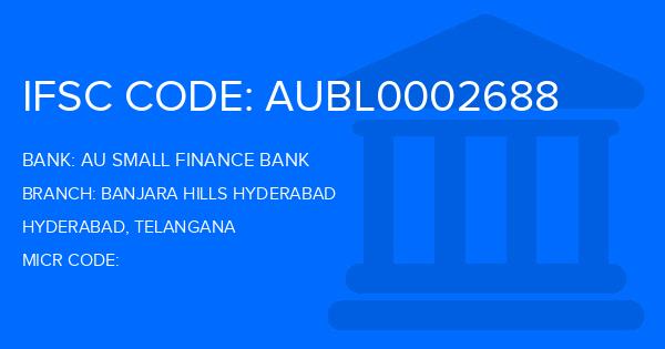 Au Small Finance Bank (AU BANK) Banjara Hills Hyderabad Branch IFSC Code