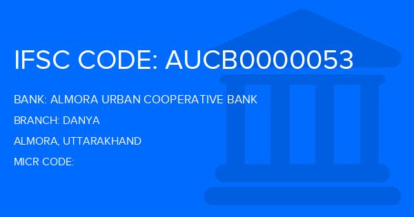 Almora Urban Cooperative Bank Danya Branch IFSC Code