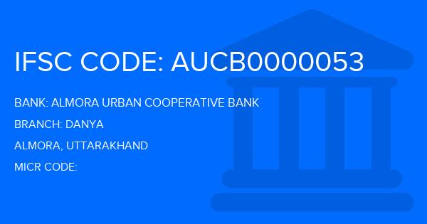 Almora Urban Cooperative Bank Danya Branch IFSC Code