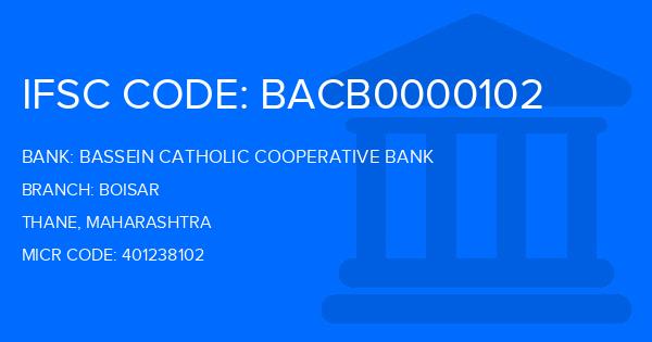 Bassein Catholic Cooperative Bank (BCCB) Boisar Branch IFSC Code