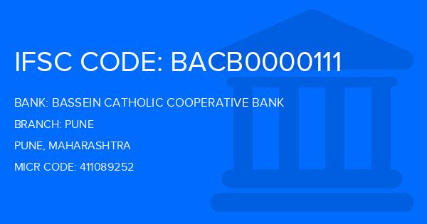 Bassein Catholic Cooperative Bank (BCCB) Pune Branch IFSC Code