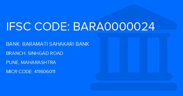 Baramati Sahakari Bank Sinhgad Road Branch IFSC Code