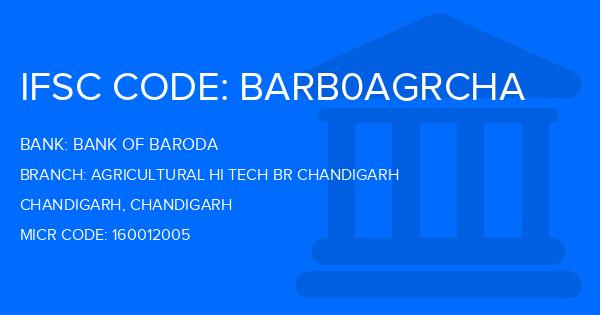 Bank Of Baroda (BOB) Agricultural Hi Tech Br Chandigarh Branch IFSC Code