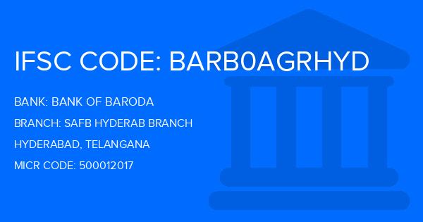 Bank Of Baroda (BOB) Safb Hyderab Branch
