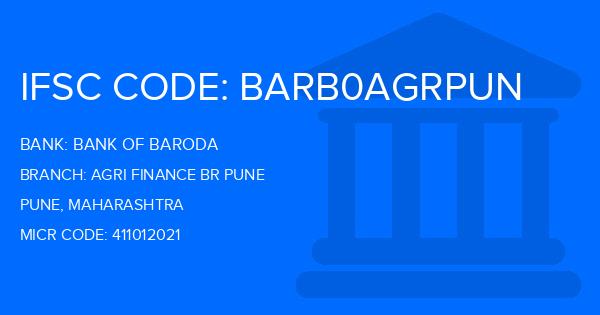 Bank Of Baroda (BOB) Agri Finance Br Pune Branch IFSC Code