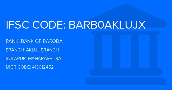Bank Of Baroda (BOB) Akluj Branch