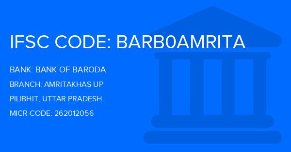 Bank Of Baroda (BOB) Amritakhas Up Branch IFSC Code