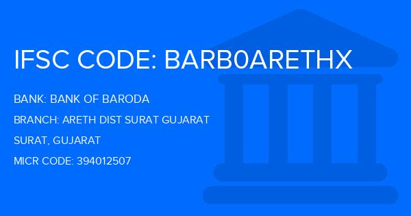 Bank Of Baroda (BOB) Areth Dist Surat Gujarat Branch IFSC Code