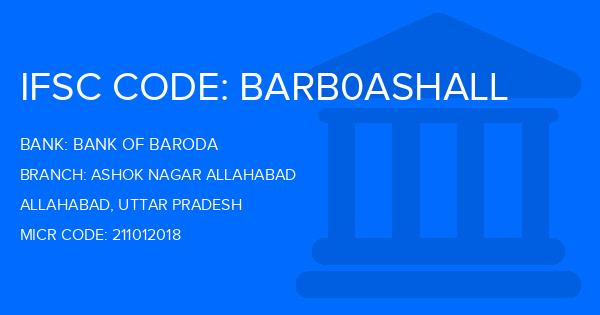 Bank Of Baroda (BOB) Ashok Nagar Allahabad Branch IFSC Code
