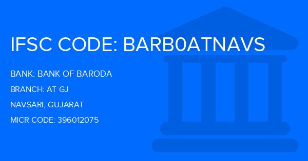 Bank Of Baroda (BOB) At Gj Branch IFSC Code