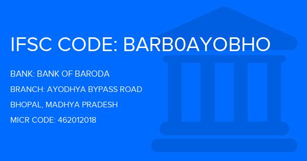 Bank Of Baroda (BOB) Ayodhya Bypass Road Branch IFSC Code