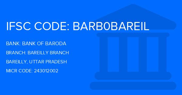 Bank Of Baroda (BOB) Bareilly Branch