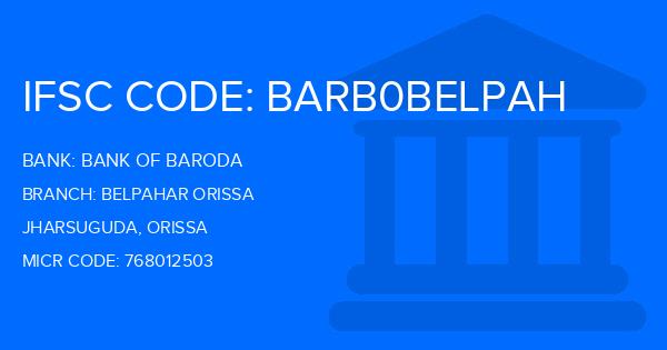 Bank Of Baroda (BOB) Belpahar Orissa Branch IFSC Code