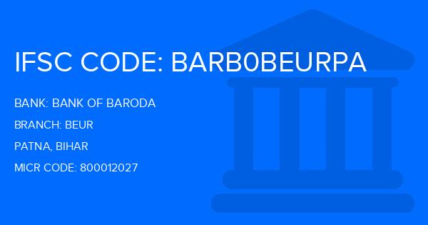 Bank Of Baroda (BOB) Beur Branch IFSC Code