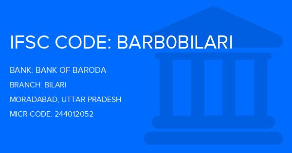 Bank Of Baroda (BOB) Bilari Branch IFSC Code