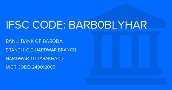 Bank Of Baroda (BOB) C C Hardwar Branch