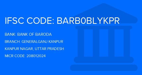 Bank Of Baroda (BOB) Generalganj Kanpur Branch IFSC Code