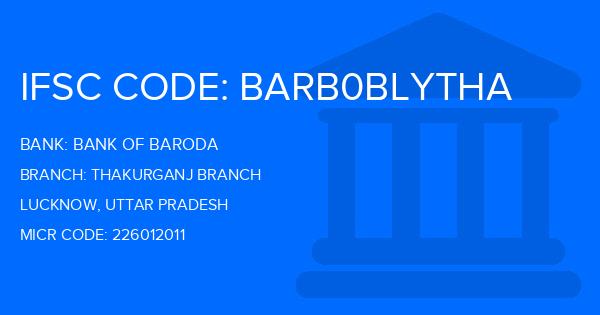 Bank Of Baroda (BOB) Thakurganj Branch