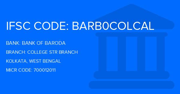 Bank Of Baroda (BOB) College Str Branch