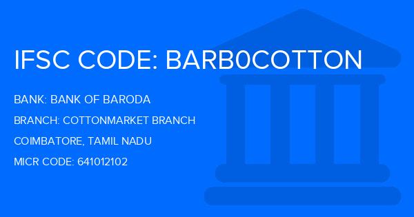 Bank Of Baroda (BOB) Cottonmarket Branch