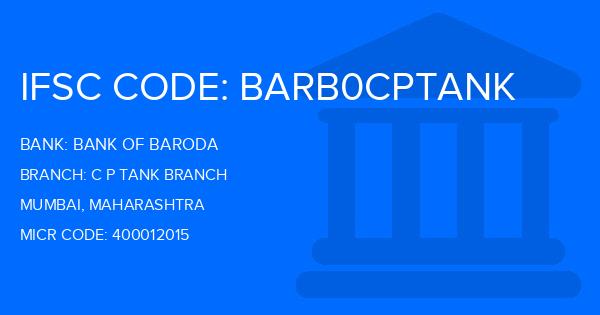 Bank Of Baroda (BOB) C P Tank Branch