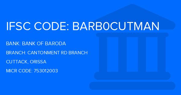 Bank Of Baroda (BOB) Cantonment Rd Branch