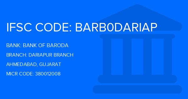 Bank Of Baroda (BOB) Dariapur Branch