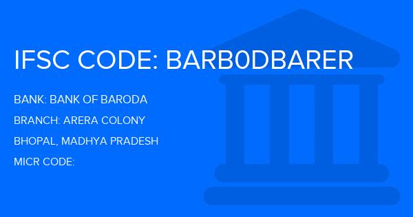 Bank Of Baroda (BOB) Arera Colony Branch IFSC Code