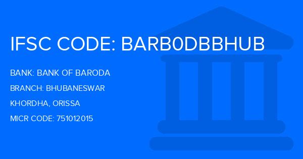 Bank Of Baroda (BOB) Bhubaneswar Branch IFSC Code