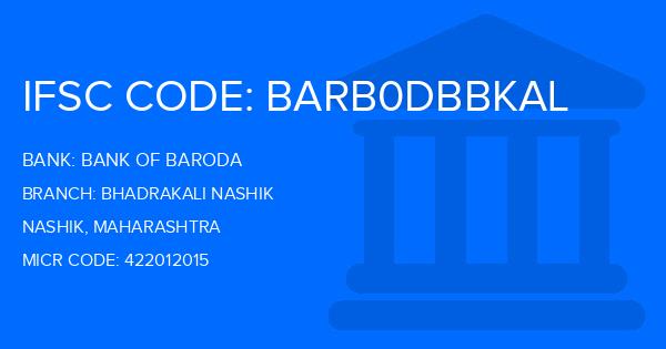 Bank Of Baroda (BOB) Bhadrakali Nashik Branch IFSC Code