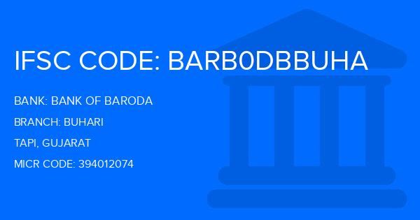 Bank Of Baroda (BOB) Buhari Branch IFSC Code
