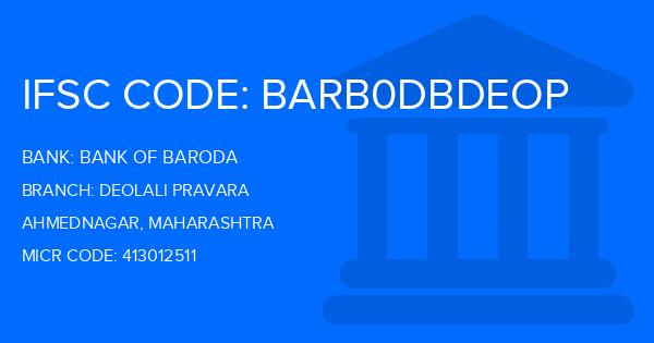 Bank Of Baroda (BOB) Deolali Pravara Branch IFSC Code