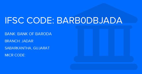 Bank Of Baroda (BOB) Jadar Branch IFSC Code