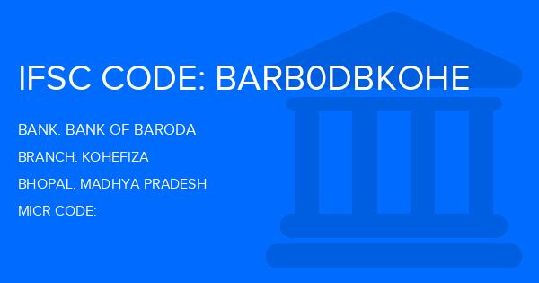 Bank Of Baroda (BOB) Kohefiza Branch IFSC Code