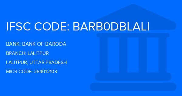 Bank Of Baroda (BOB) Lalitpur Branch IFSC Code