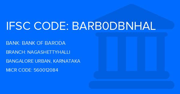 Bank Of Baroda (BOB) Nagashettyhalli Branch IFSC Code