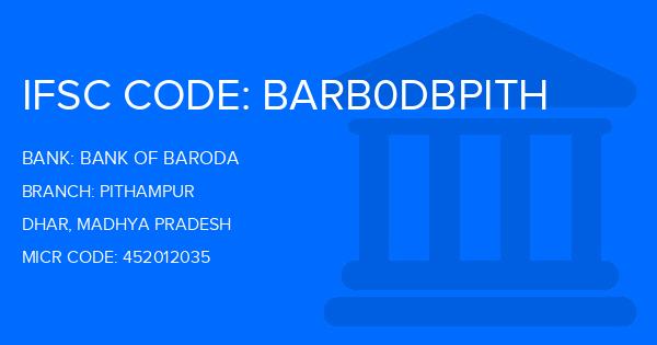 Bank Of Baroda (BOB) Pithampur Branch IFSC Code