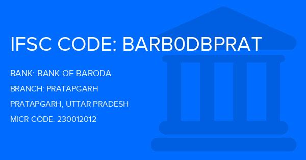 Bank Of Baroda (BOB) Pratapgarh Branch IFSC Code