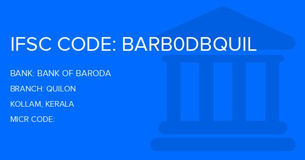 Bank Of Baroda (BOB) Quilon Branch IFSC Code