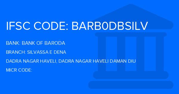 Bank Of Baroda (BOB) Silvassa E Dena Branch IFSC Code