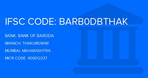 Bank Of Baroda (BOB) Thakurdwar Branch IFSC Code