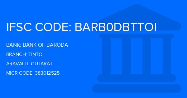 Bank Of Baroda (BOB) Tintoi Branch IFSC Code