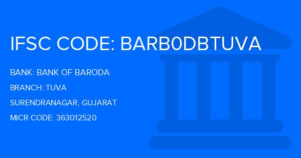 Bank Of Baroda (BOB) Tuva Branch IFSC Code
