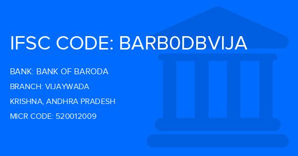 Bank Of Baroda (BOB) Vijaywada Branch IFSC Code