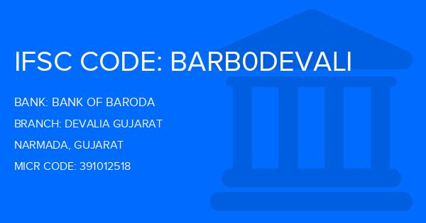 Bank Of Baroda (BOB) Devalia Gujarat Branch IFSC Code