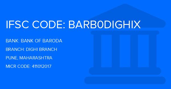 Bank Of Baroda (BOB) Dighi Branch