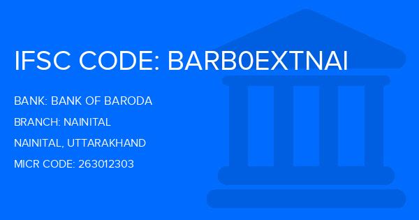 Bank Of Baroda (BOB) Nainital Branch IFSC Code